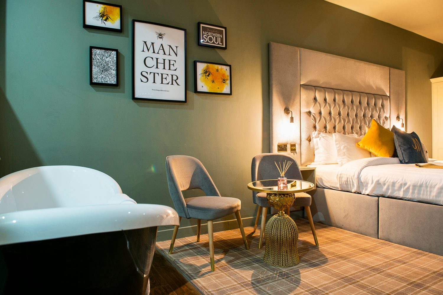 Manchester Hall Hotel Room
